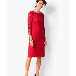 NWT Talbots Refined Scallop Edge Sheath Dress